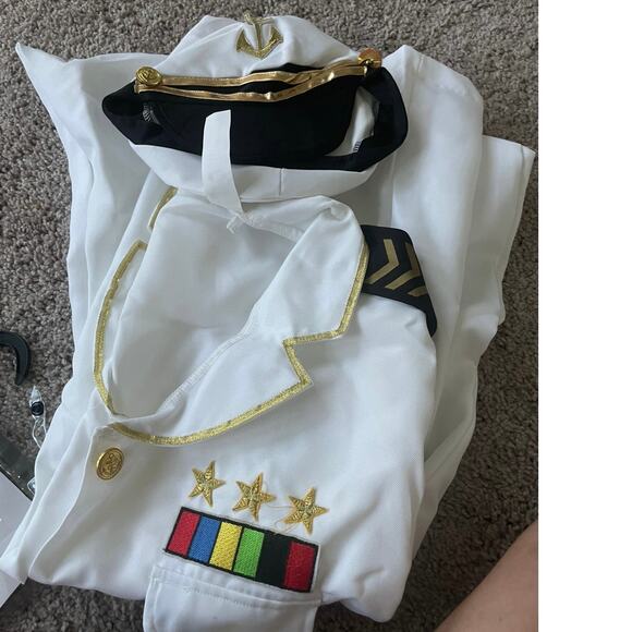 HALLOWEEN COSTUME NAVY CAPTAIN MEN SIZE XXL TRICK OR TREAT VERSATILE - Picture 14 of 14